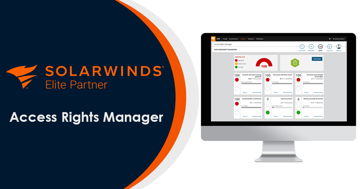 SolarWinds, SolarWinds Türkiye, SolarWinds Access Rights Manager, Kullanıcı Erişim Hakları, Kullanıcı Erişim Haklarının Denetimi, ARM, Exchange, Active Directory
