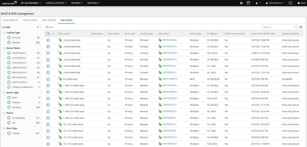 SolarWinds IP Address Management