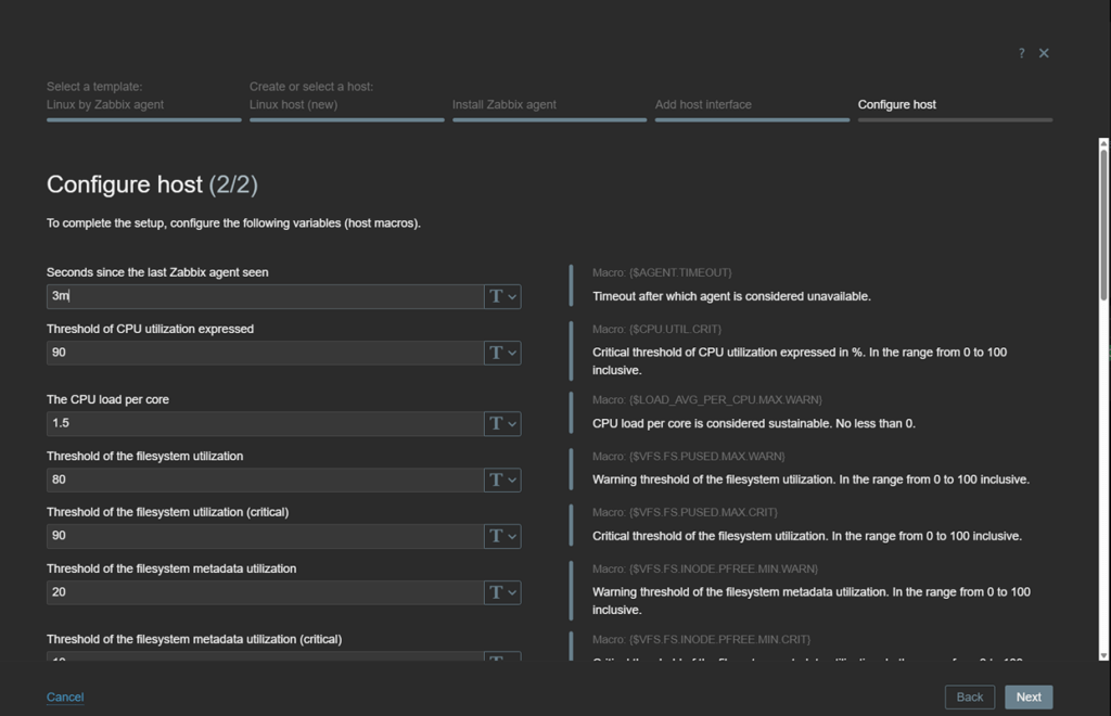 zabbix, zabbix 7.4, host yönetimi, host wizard