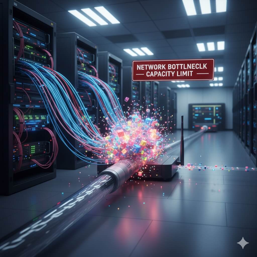 Bottleneck, darboğaz, ağ altyapısı, ağ, network, network layers, network bottleneck