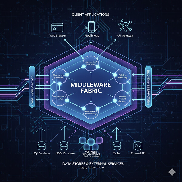 mikroservis, mikroservis mimarisi, middleware, middeware katmanı, platform katmanı, observability, izleme, monitoring, database monitoring,